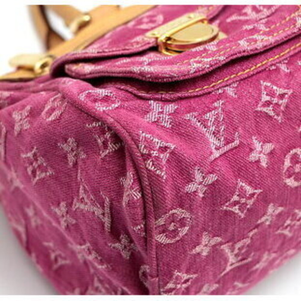 Louis Vuitton Neo Speedy Handbag Monogram Denim Pink - Picture 5 of 6